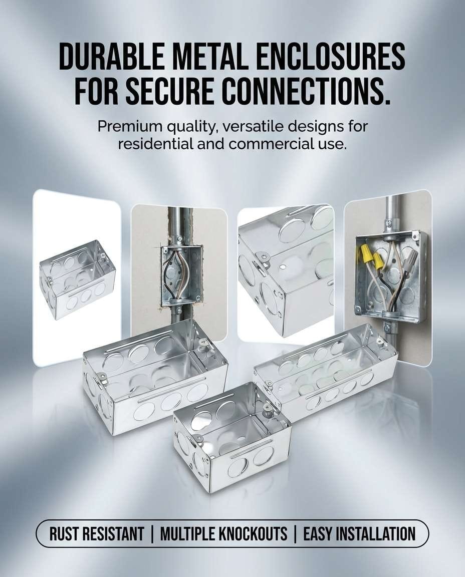 Durable metal electrical enclosures